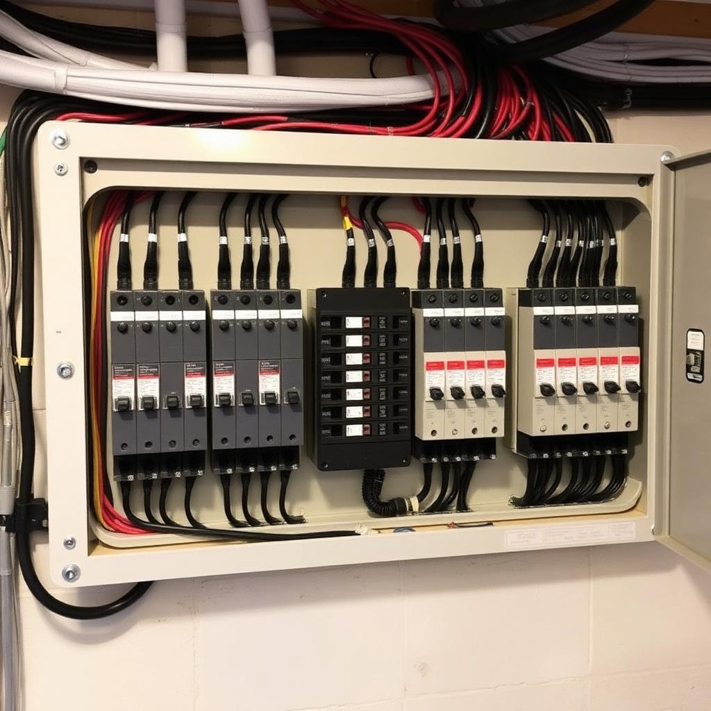 Residential 200-amp electrical panel upgrade